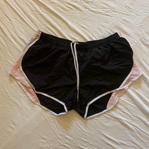 Soffe Junior Shorts- Black w/ Pink Accent